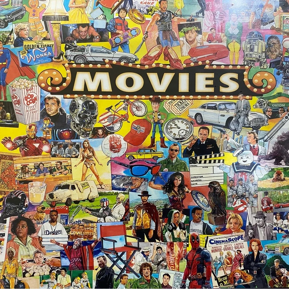 New 1000 piece Movies Puzzle! - Picture 2 of 3